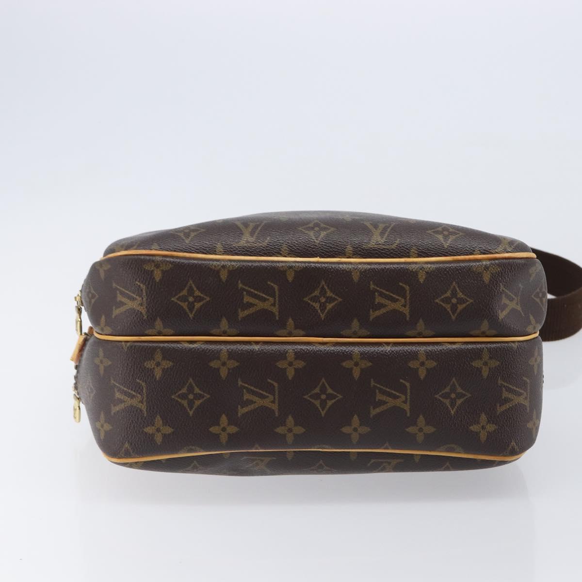 LOUIS VUITTON Monogram Reporter PM Shoulder Bag M45254 LV Auth BA16216