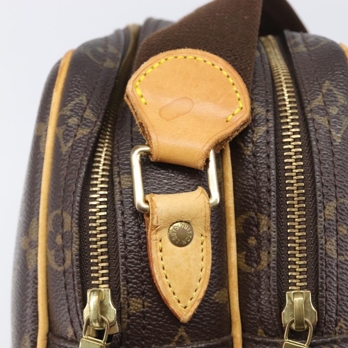 LOUIS VUITTON Monogram Reporter PM Shoulder Bag M45254 LV Auth BA16216