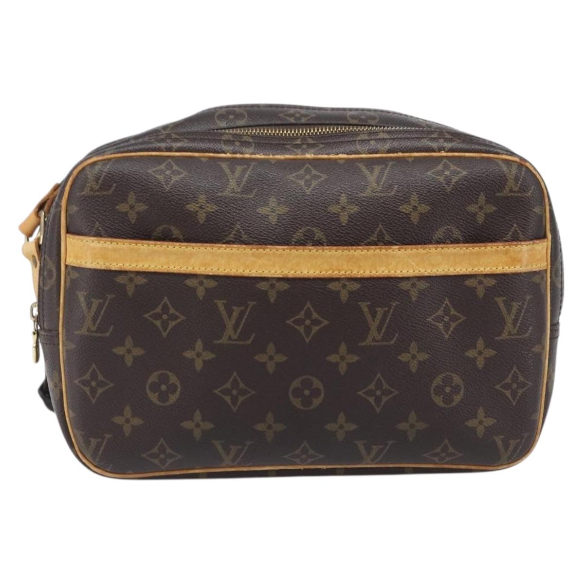 LOUIS VUITTON Monogram Reporter PM Shoulder Bag M45254 LV Auth BA16216