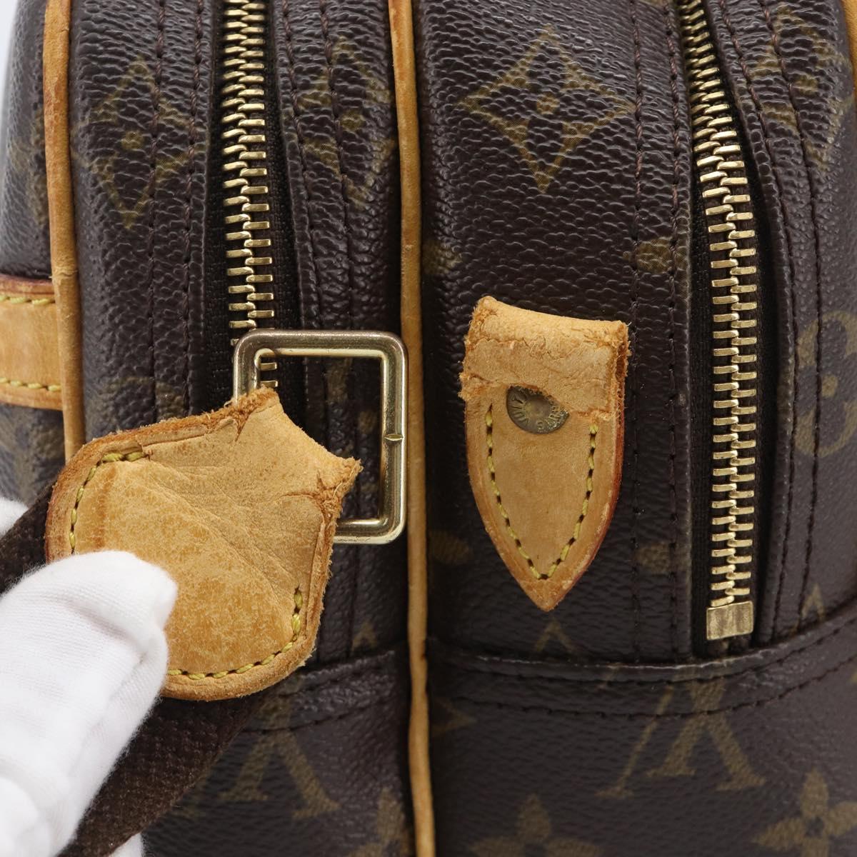 LOUIS VUITTON Monogram Reporter PM Shoulder Bag M45254 LV Auth BA16216