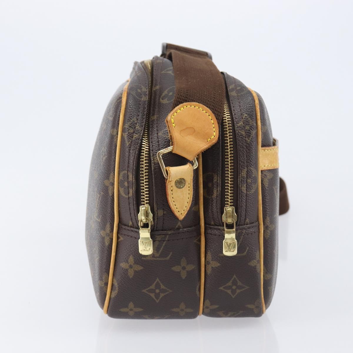 LOUIS VUITTON Monogram Reporter PM Shoulder Bag M45254 LV Auth BA16216