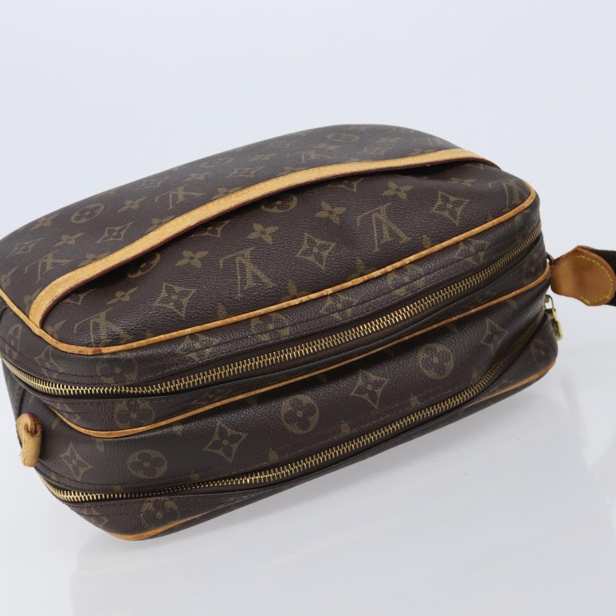 LOUIS VUITTON Monogram Reporter PM Shoulder Bag M45254 LV Auth BA16216