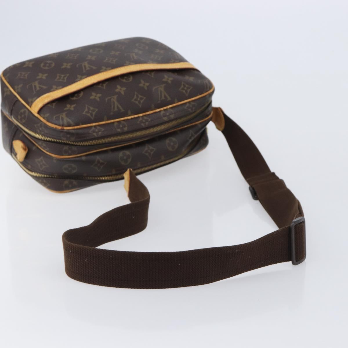 LOUIS VUITTON Monogram Reporter PM Shoulder Bag M45254 LV Auth BA16216