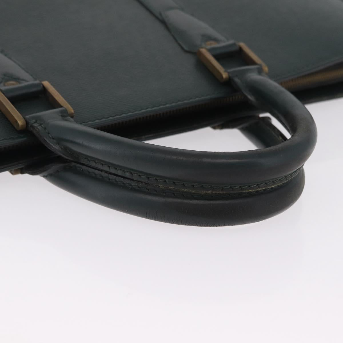 LOUIS VUITTON Taiga Porte Documents Rozan Bag Epicea M30054 LV Auth BA16217