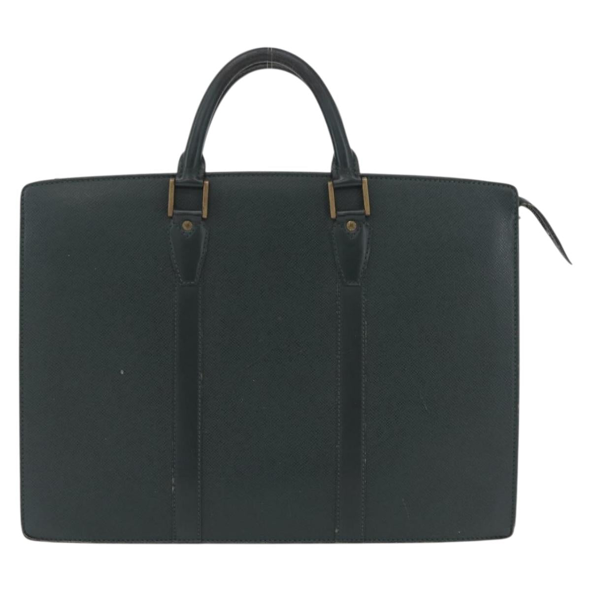 LOUIS VUITTON Taiga Porte Documents Rozan Bag Epicea M30054 LV Auth BA16217