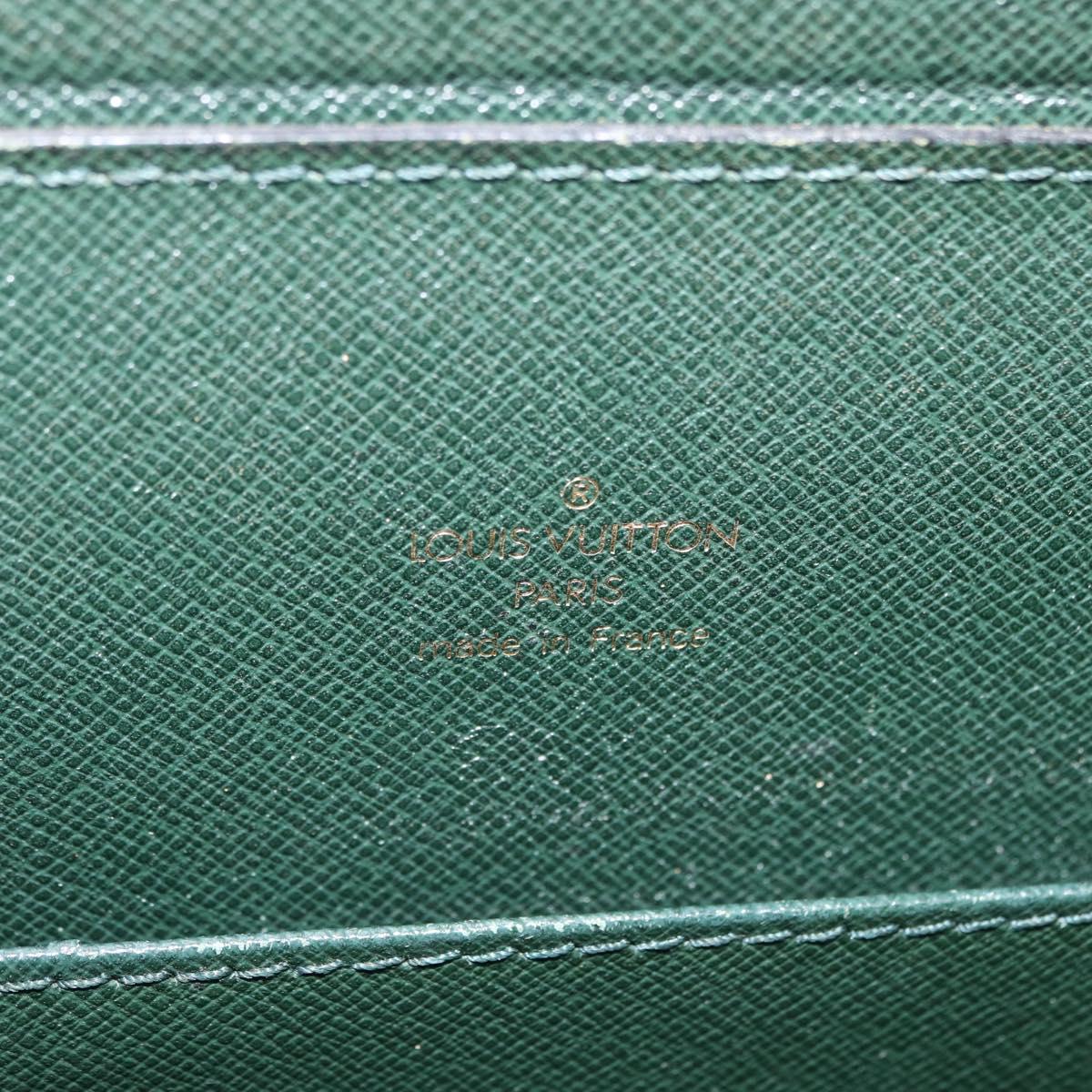 LOUIS VUITTON Taiga Porte Documents Rozan Bag Epicea M30054 LV Auth BA16217