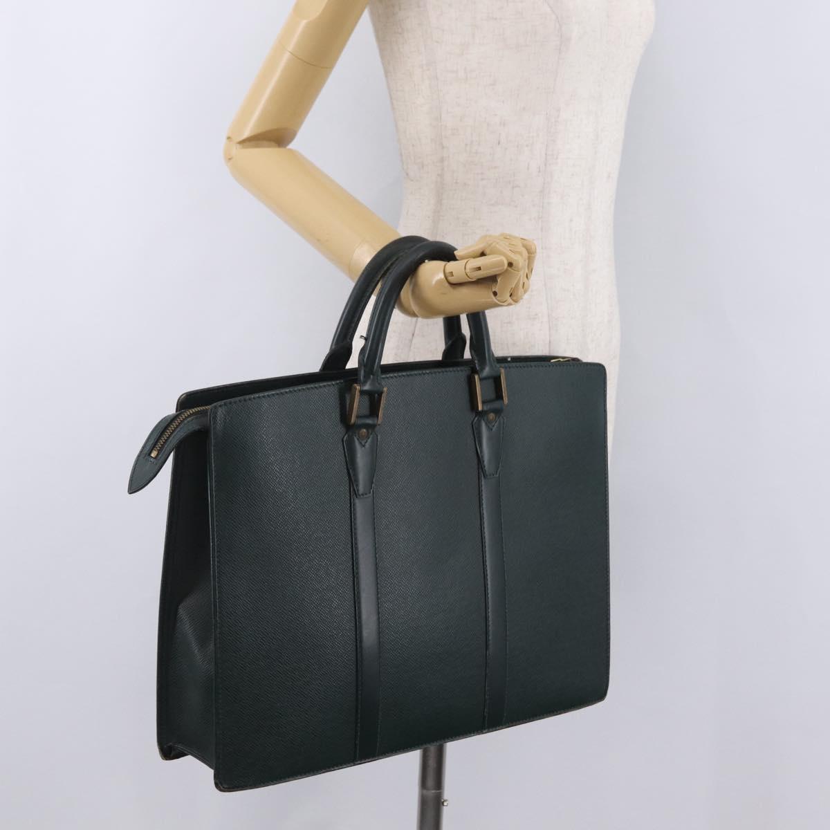 LOUIS VUITTON Taiga Porte Documents Rozan Bag Epicea M30054 LV Auth BA16217