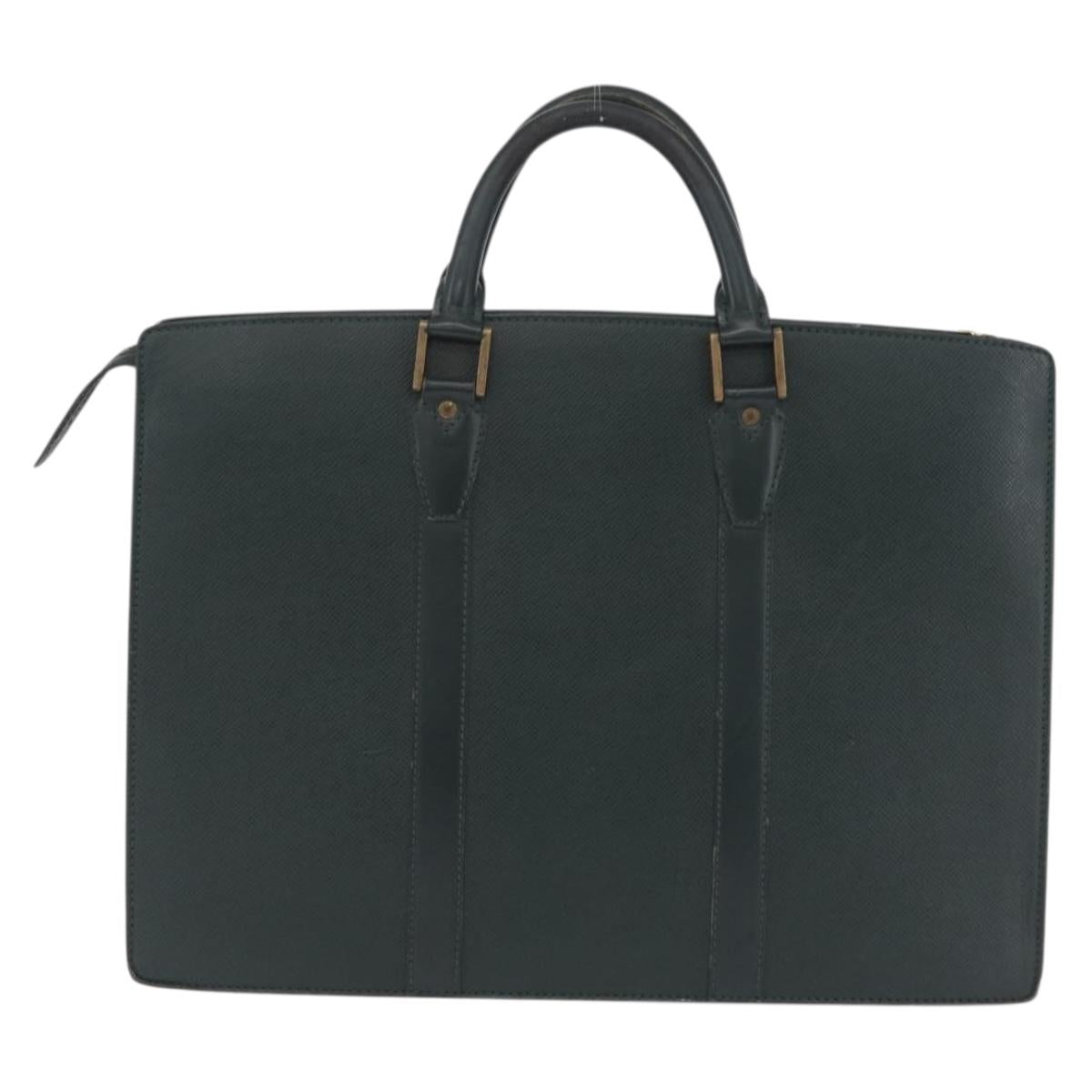 LOUIS VUITTON Taiga Porte Documents Rozan Bag Epicea M30054 LV Auth BA16217