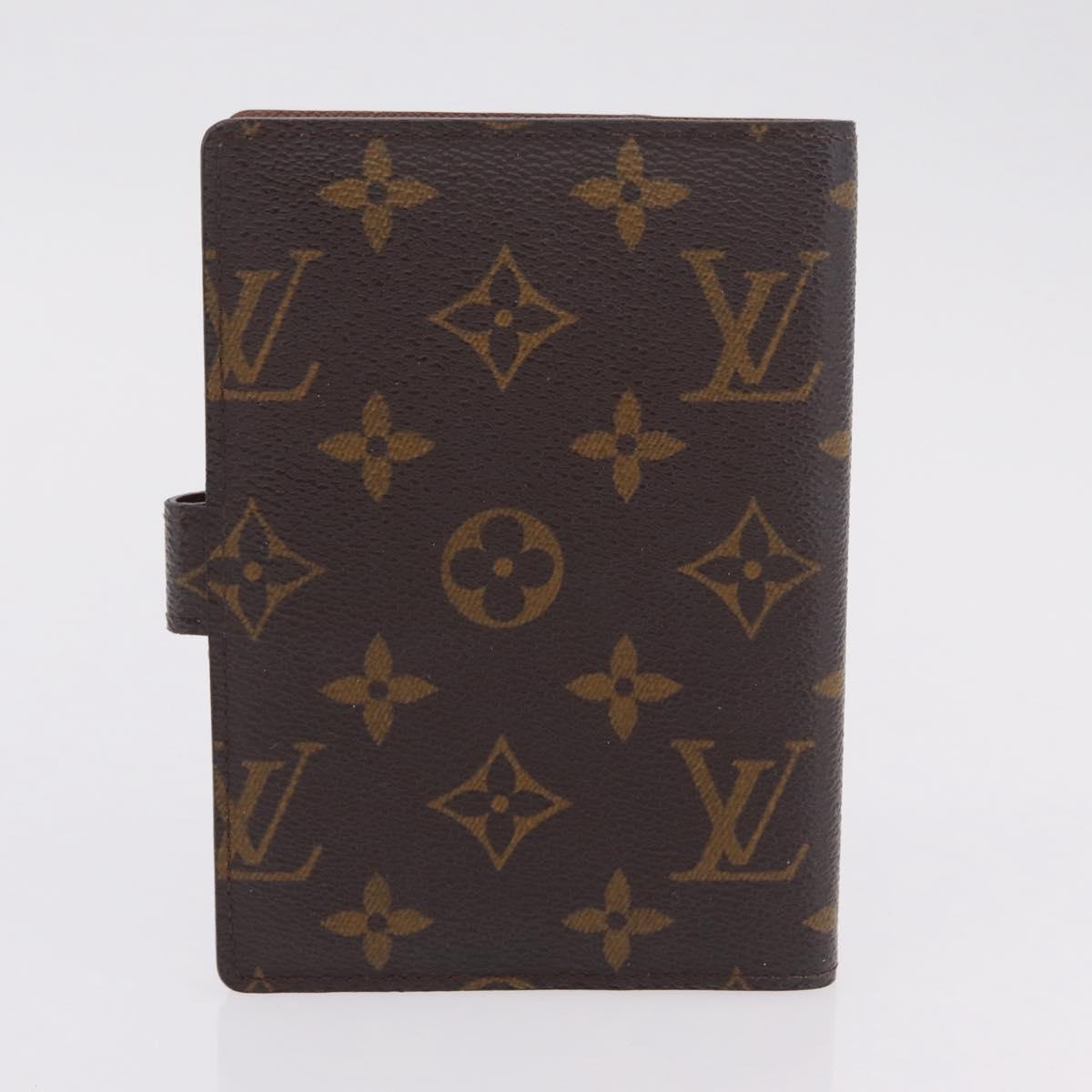 LOUIS VUITTON Monogram Cosmetic Pouch Day Planner Cover 2 Set LV Auth BA16221