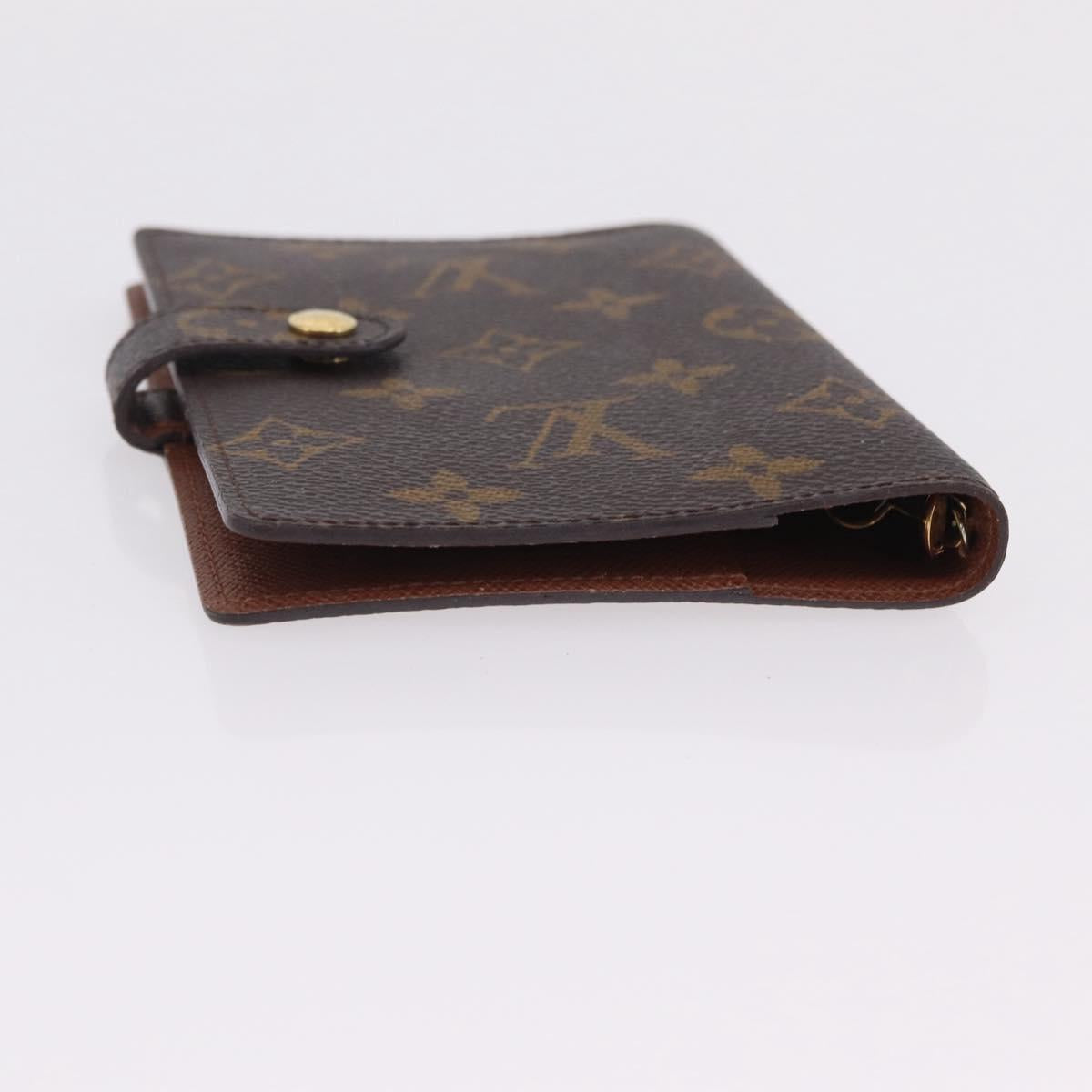 LOUIS VUITTON Monogram Cosmetic Pouch Day Planner Cover 2 Set LV Auth BA16221