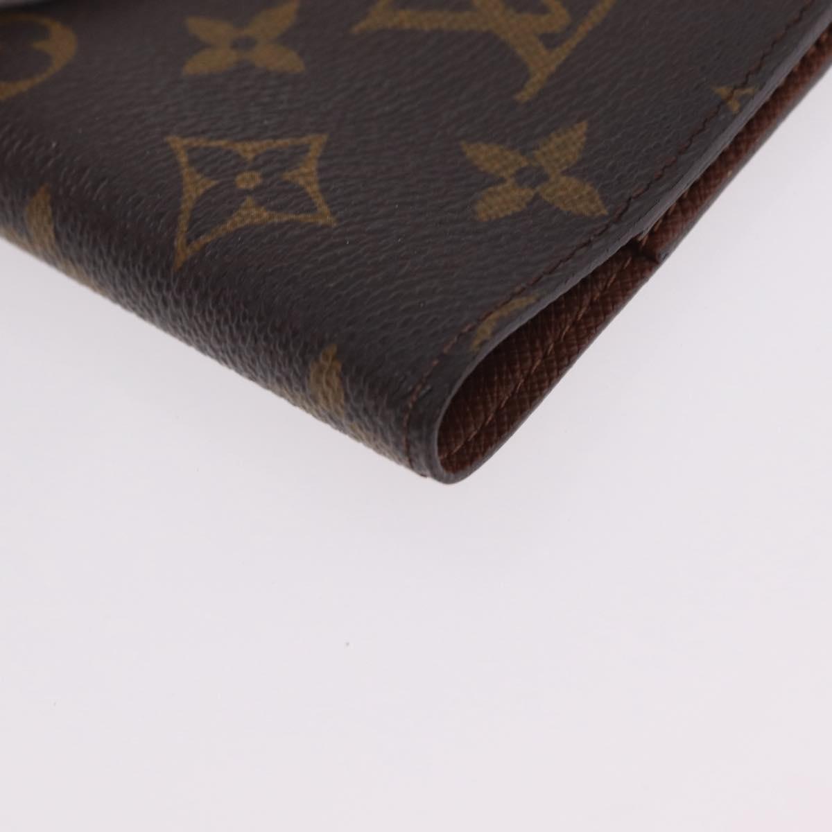 LOUIS VUITTON Monogram Cosmetic Pouch Day Planner Cover 2 Set LV Auth BA16221