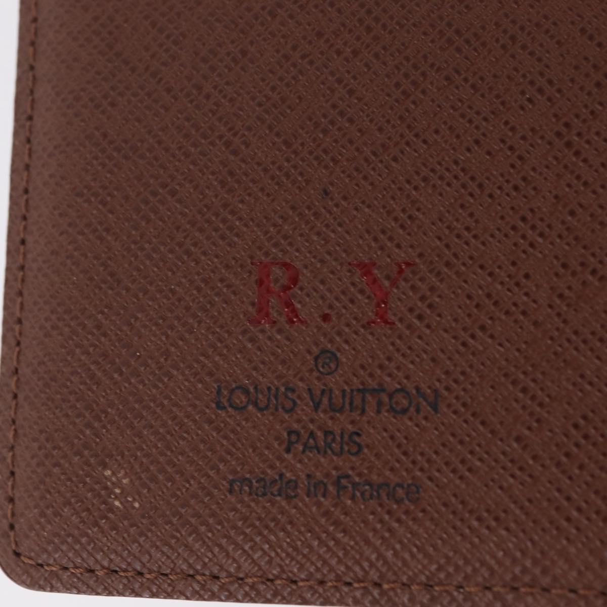 LOUIS VUITTON Monogram Cosmetic Pouch Day Planner Cover 2 Set LV Auth BA16221