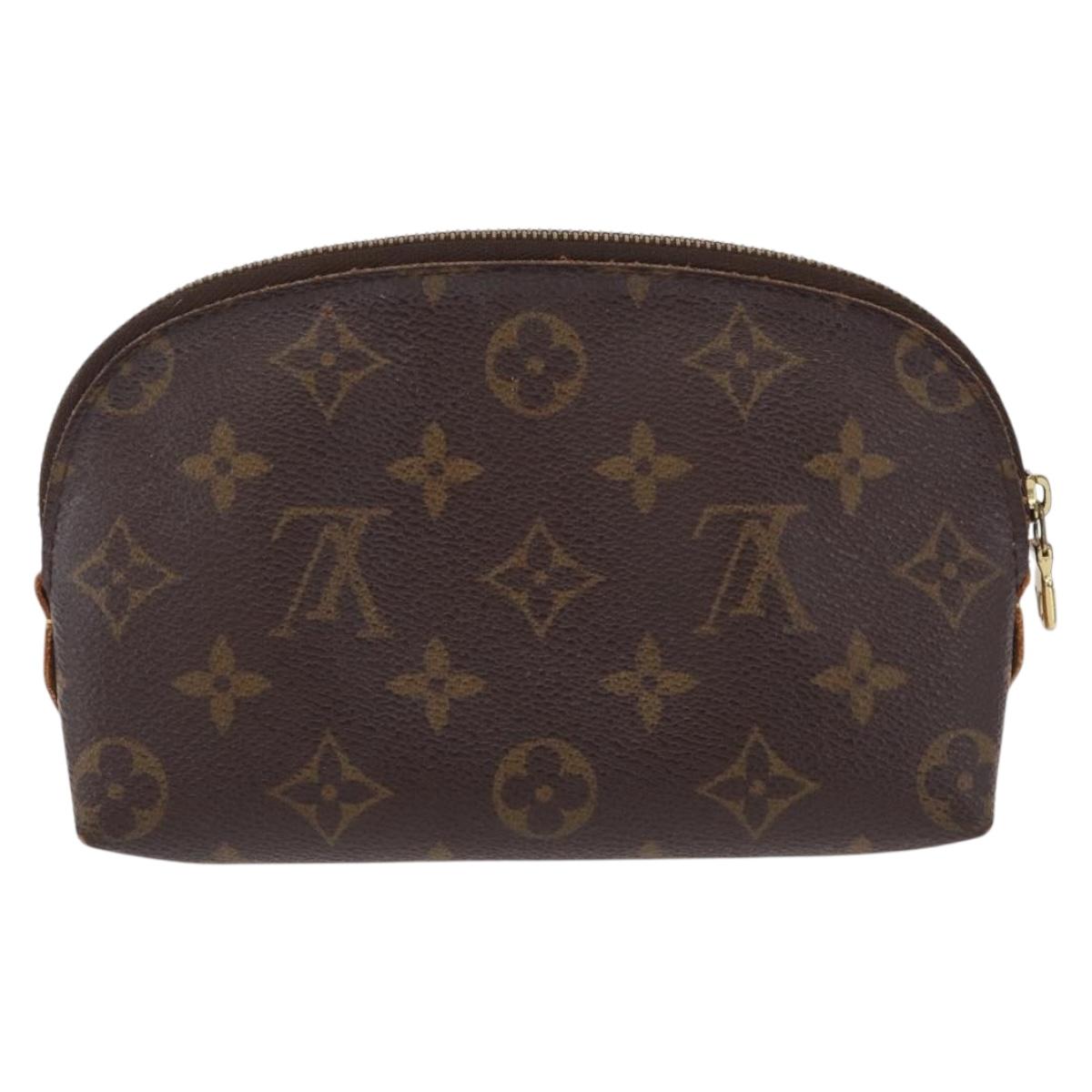 LOUIS VUITTON Monogram Cosmetic Pouch Day Planner Cover 2 Set LV Auth BA16221