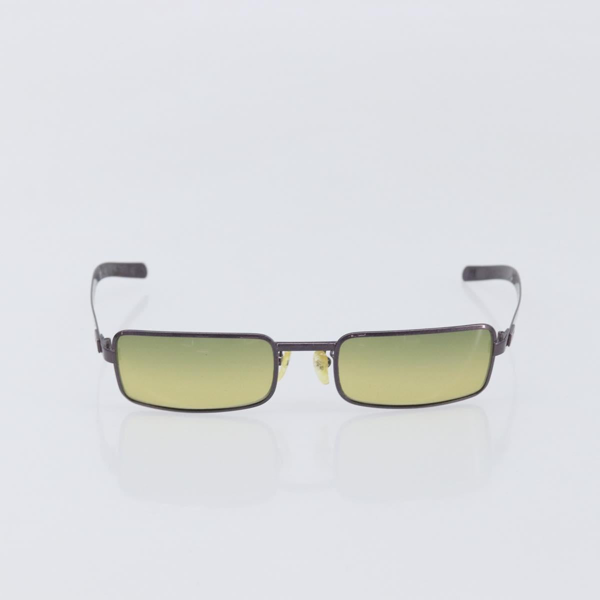 FENDI Sunglasses Plastic Metal 2 Set Black Purple Auth BA16226