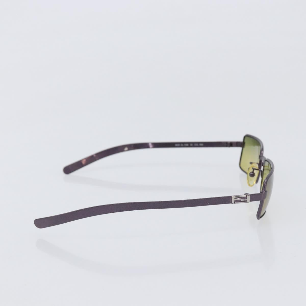 FENDI Sunglasses Plastic Metal 2 Set Black Purple Auth BA16226