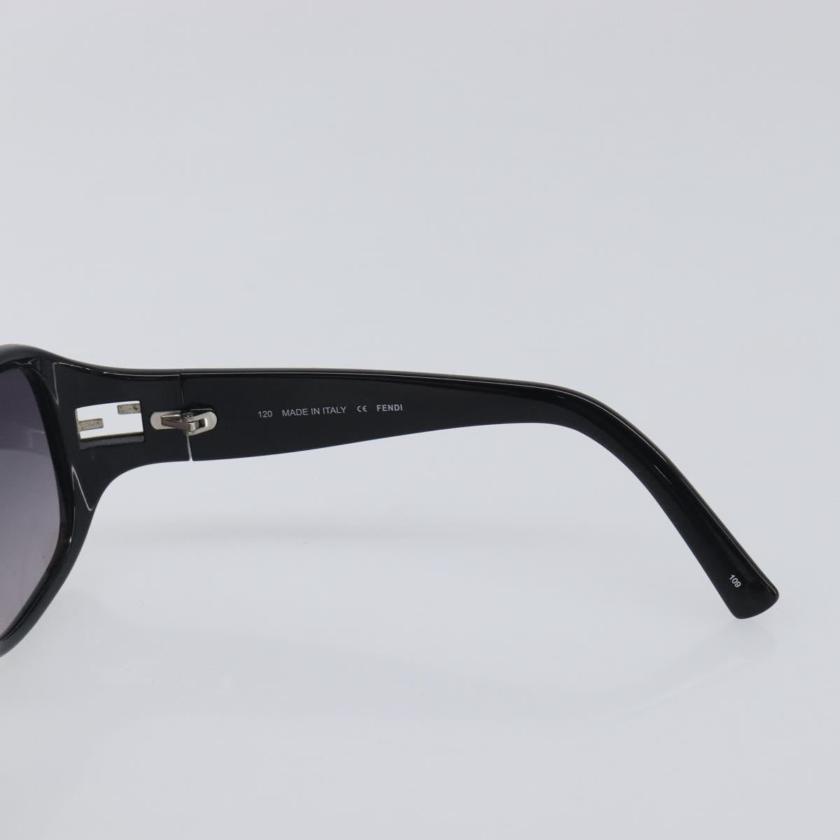 FENDI Sunglasses Plastic Metal 2 Set Black Purple Auth BA16226