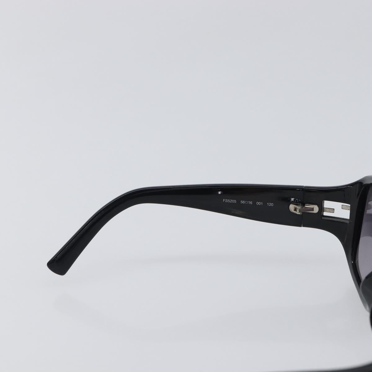 FENDI Sunglasses Plastic Metal 2 Set Black Purple Auth BA16226