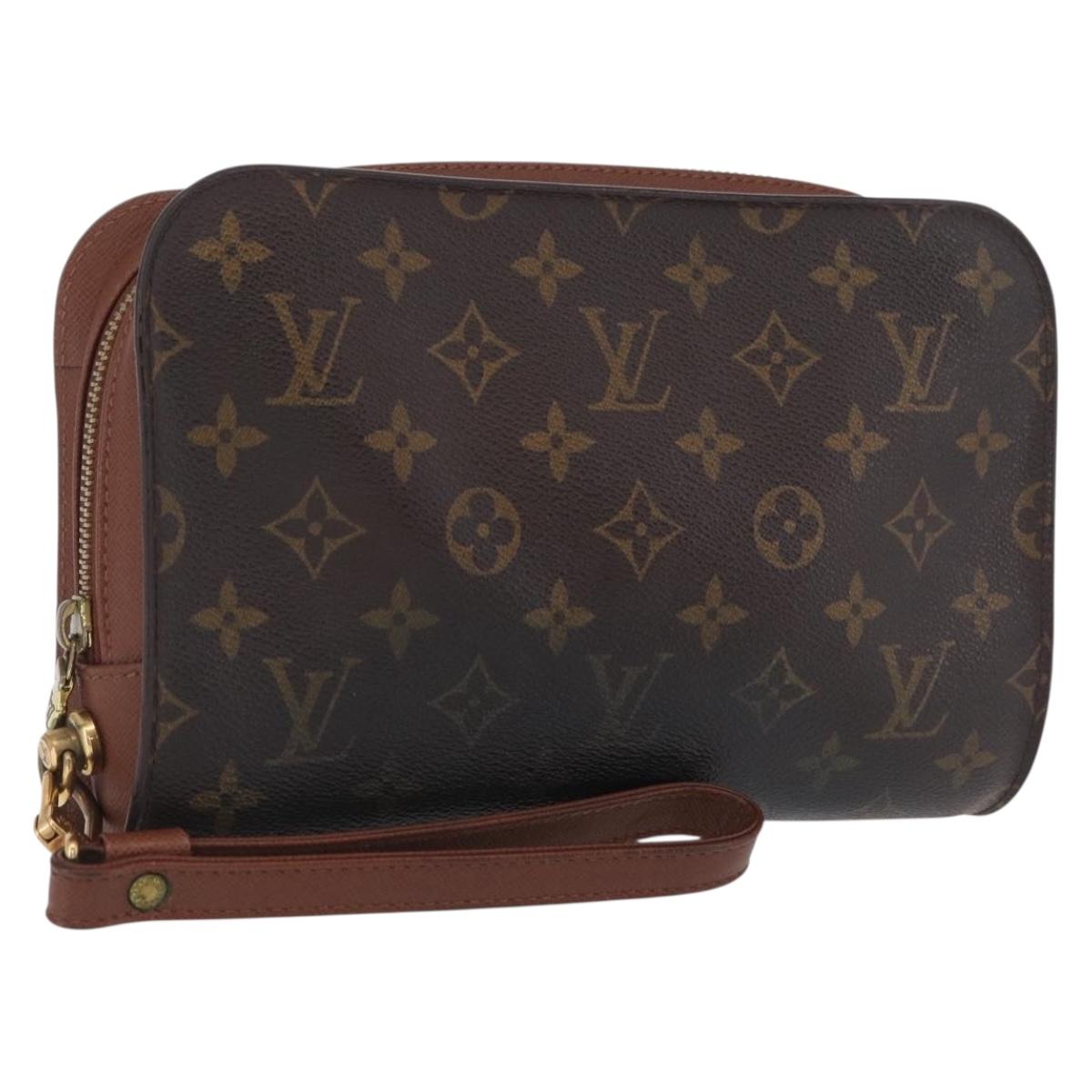 LOUIS VUITTON Monogram Orsay Clutch Bag M51790 LV Auth BA16252