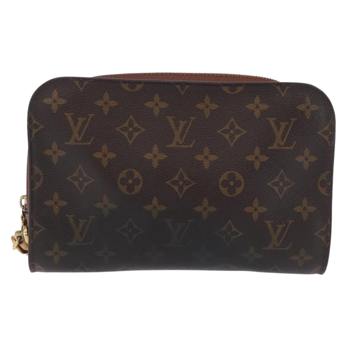 LOUIS VUITTON Monogram Orsay Clutch Bag M51790 LV Auth BA16252