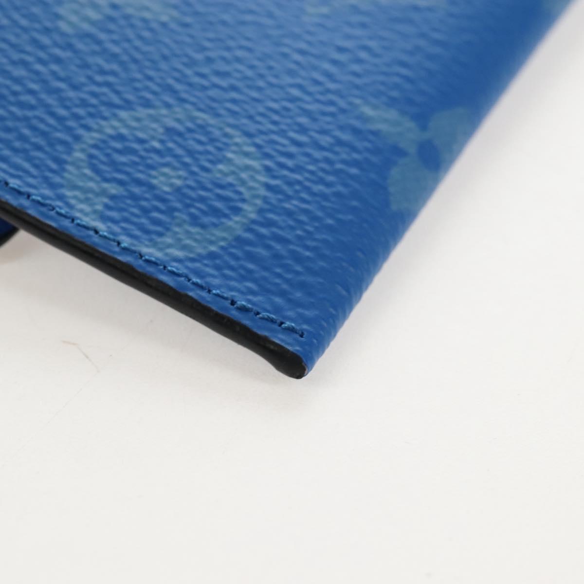 LOUIS VUITTON Monogram Taigarama Porte Cartes On Strap M83154 LV Auth BA16278M