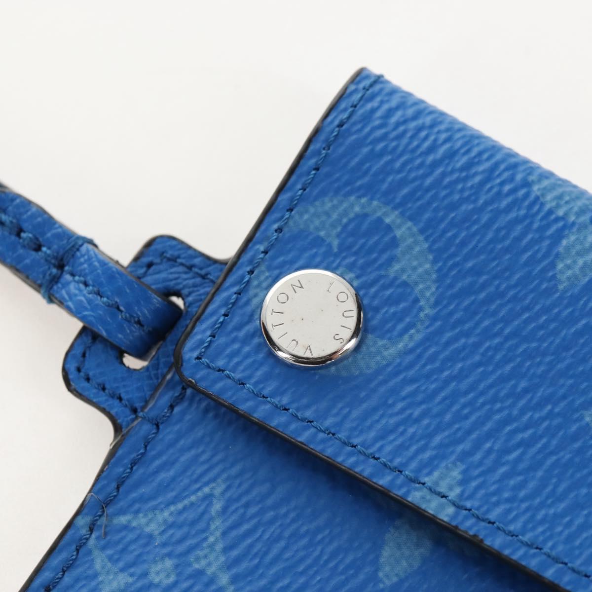 LOUIS VUITTON Monogram Taigarama Porte Cartes On Strap M83154 LV Auth BA16278M