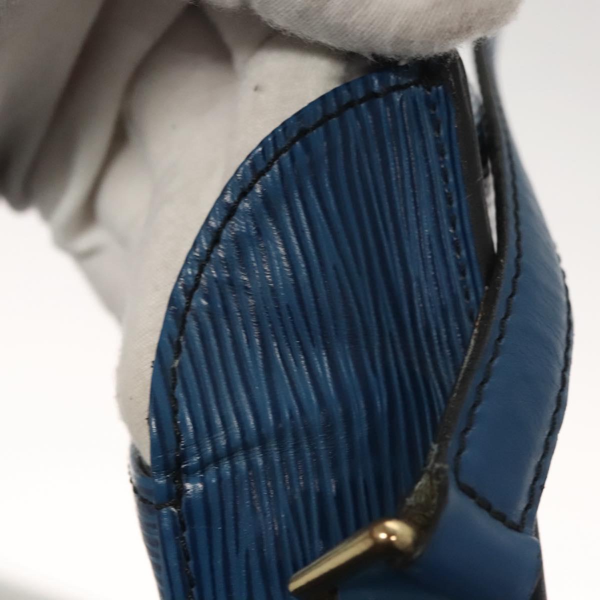 LOUIS VUITTON Epi Saint Cloud PM Shoulder Bag Blue M52195 LV Auth BA1629