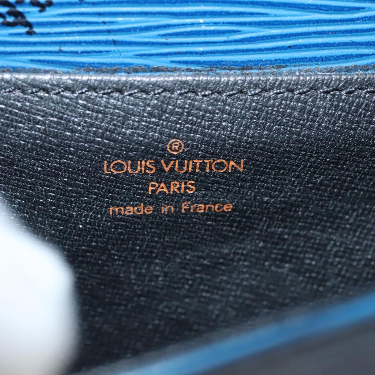 LOUIS VUITTON Epi Saint Cloud PM Shoulder Bag Blue M52195 LV Auth BA1629