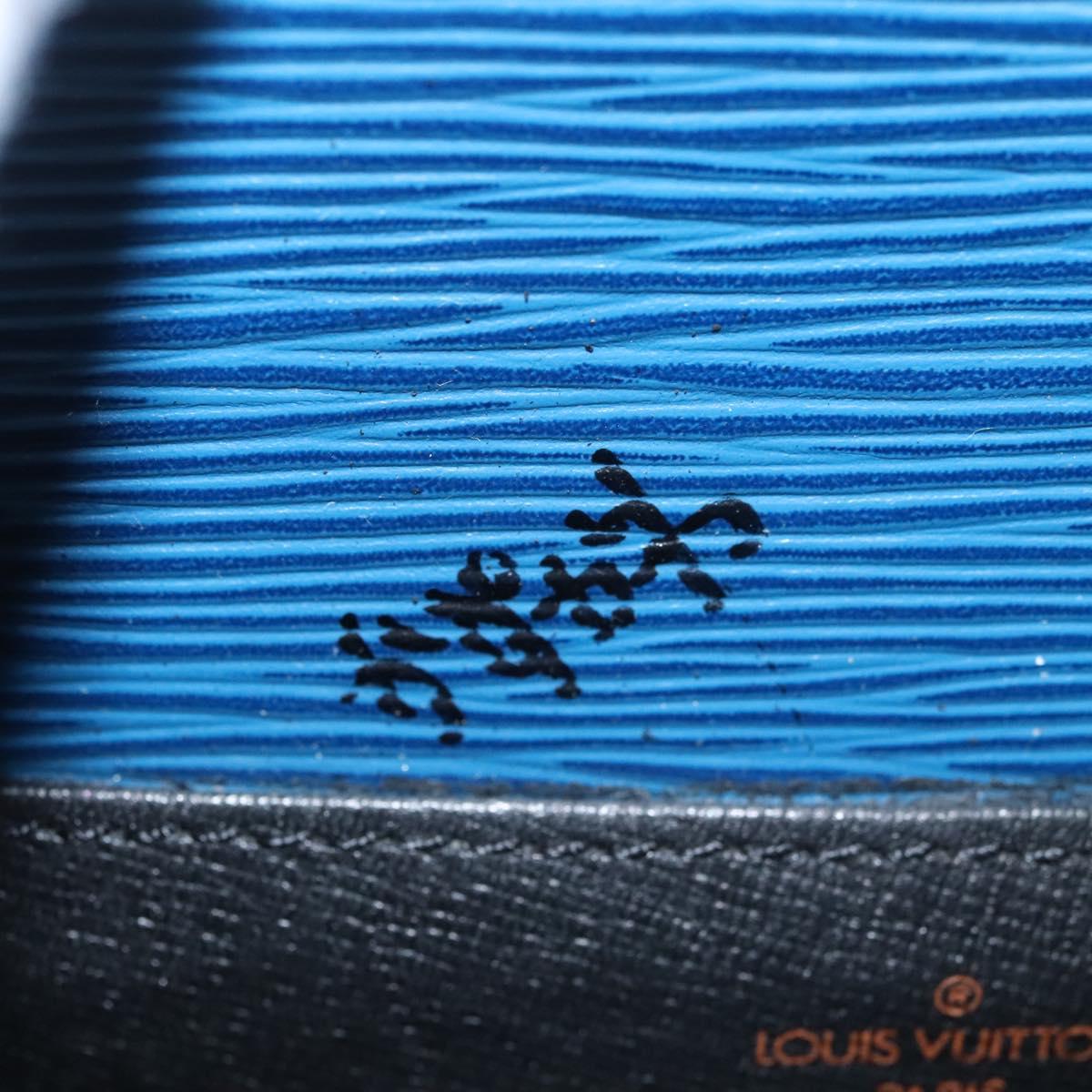 LOUIS VUITTON Epi Saint Cloud PM Shoulder Bag Blue M52195 LV Auth BA1629