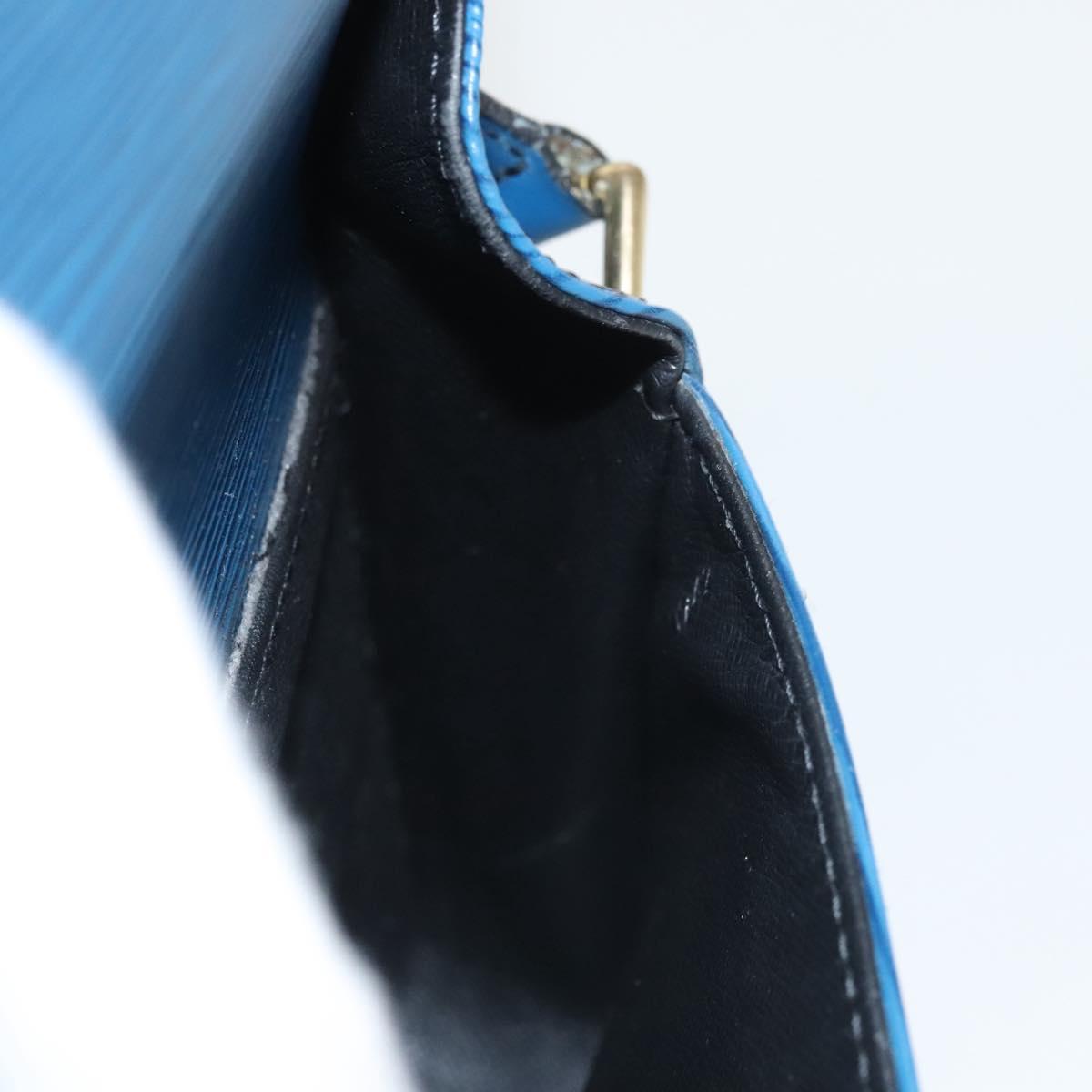 LOUIS VUITTON Epi Saint Cloud PM Shoulder Bag Blue M52195 LV Auth BA1629