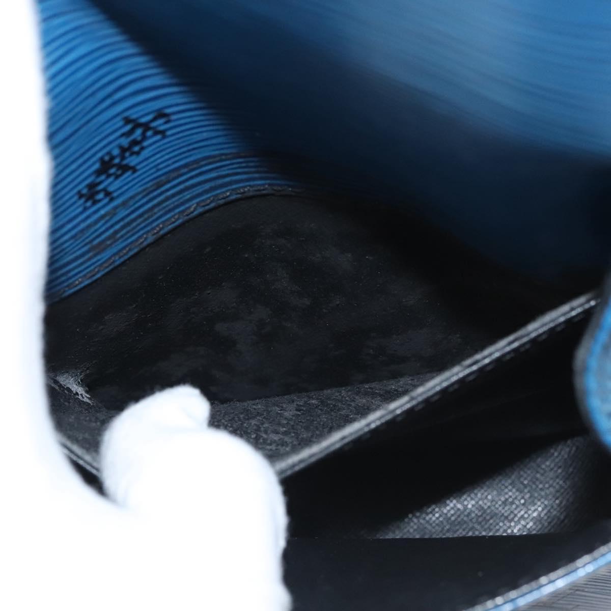 LOUIS VUITTON Epi Saint Cloud PM Shoulder Bag Blue M52195 LV Auth BA1629