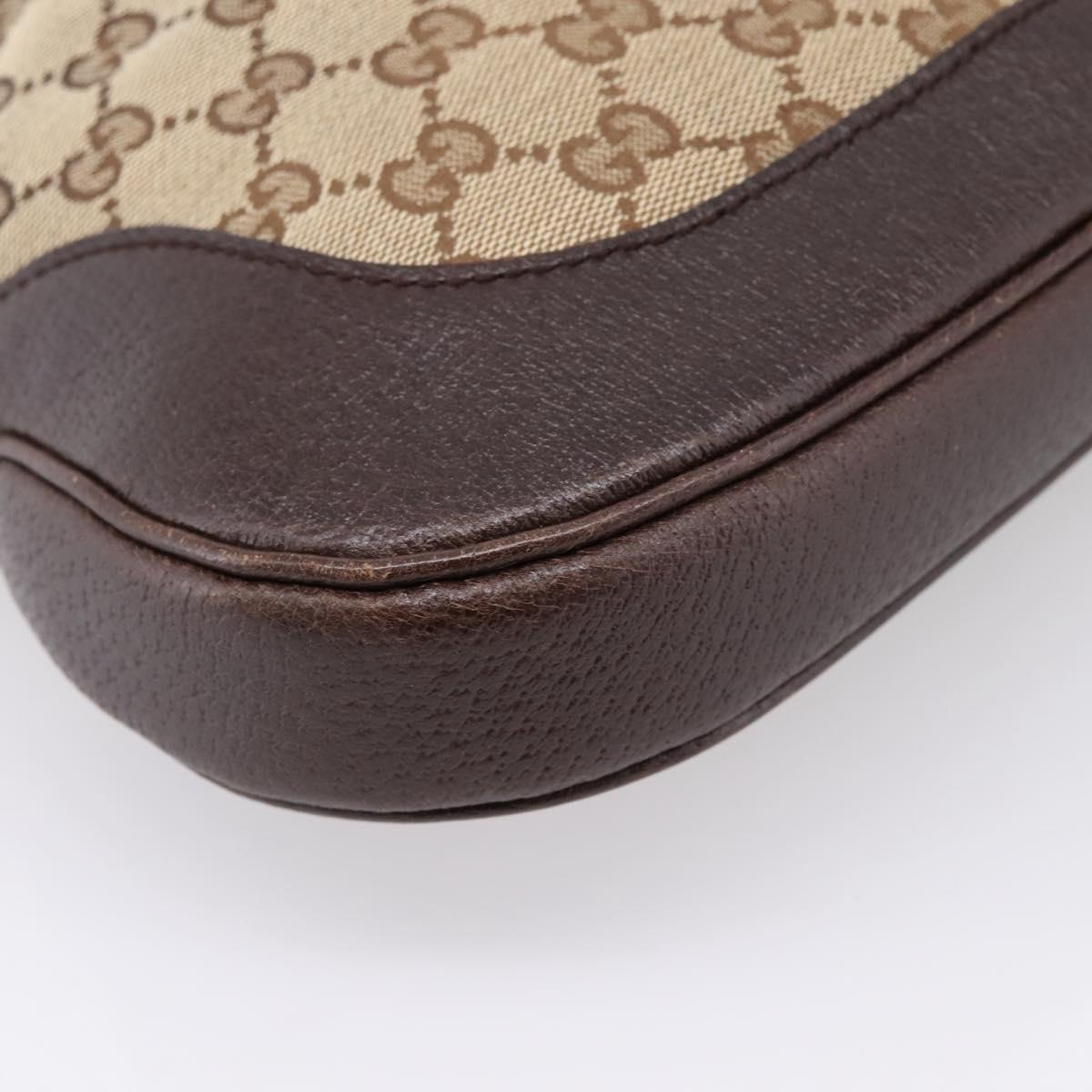 GUCCI GG Canvas New Jackie Webb Sherry Line Shoulder Bag 153696 Auth BA16302V