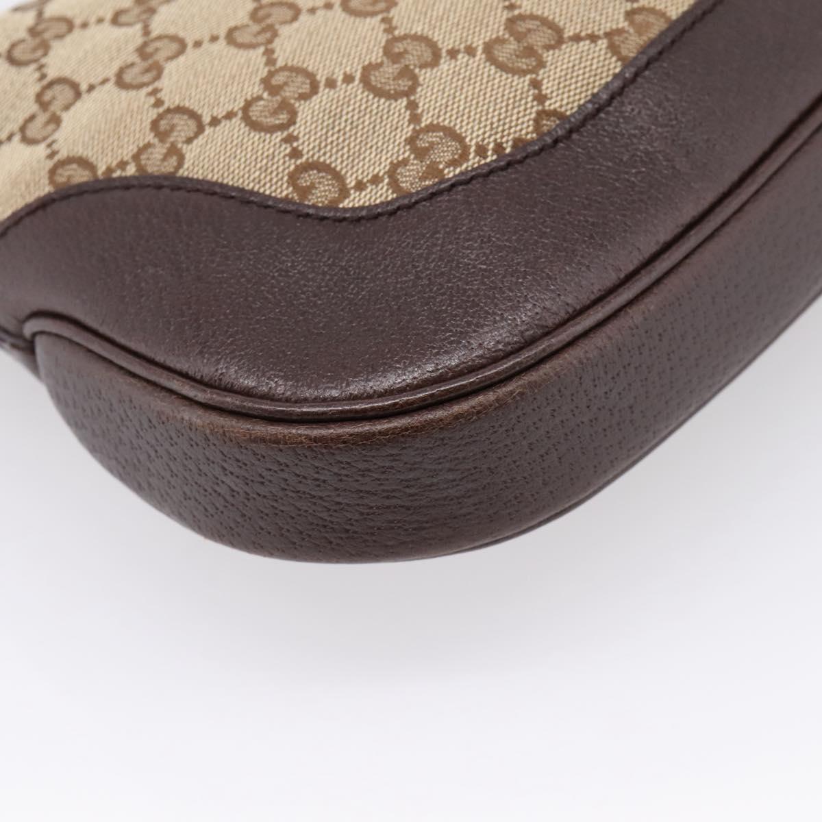 GUCCI GG Canvas New Jackie Webb Sherry Line Shoulder Bag 153696 Auth BA16302V