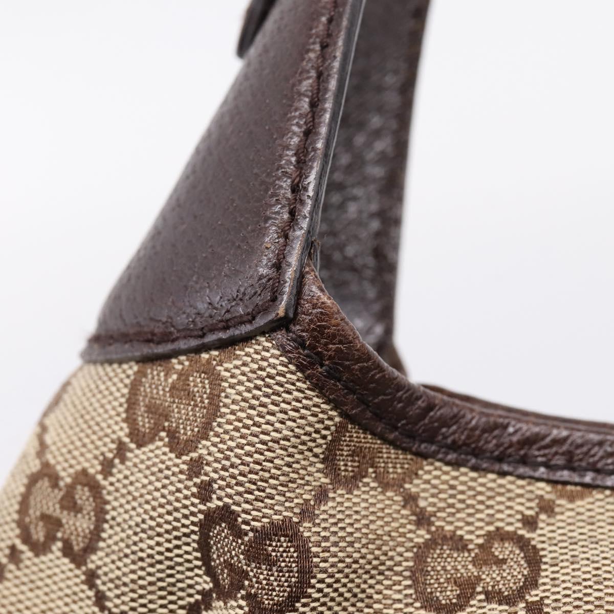 GUCCI GG Canvas New Jackie Webb Sherry Line Shoulder Bag 153696 Auth BA16302V