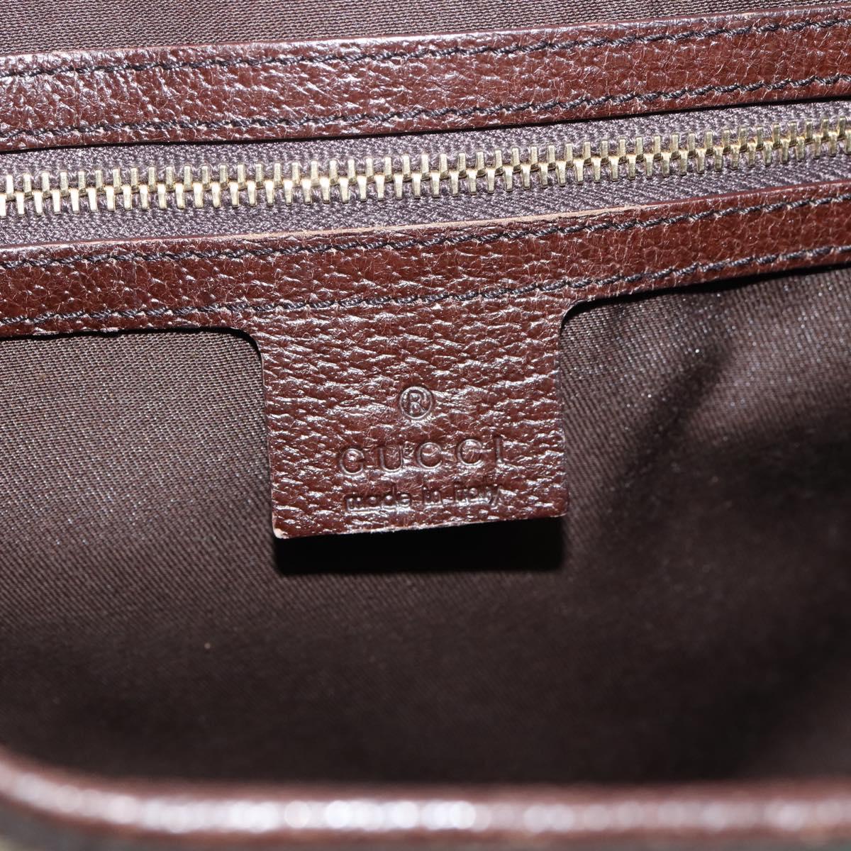 GUCCI GG Canvas New Jackie Webb Sherry Line Shoulder Bag 153696 Auth BA16302V
