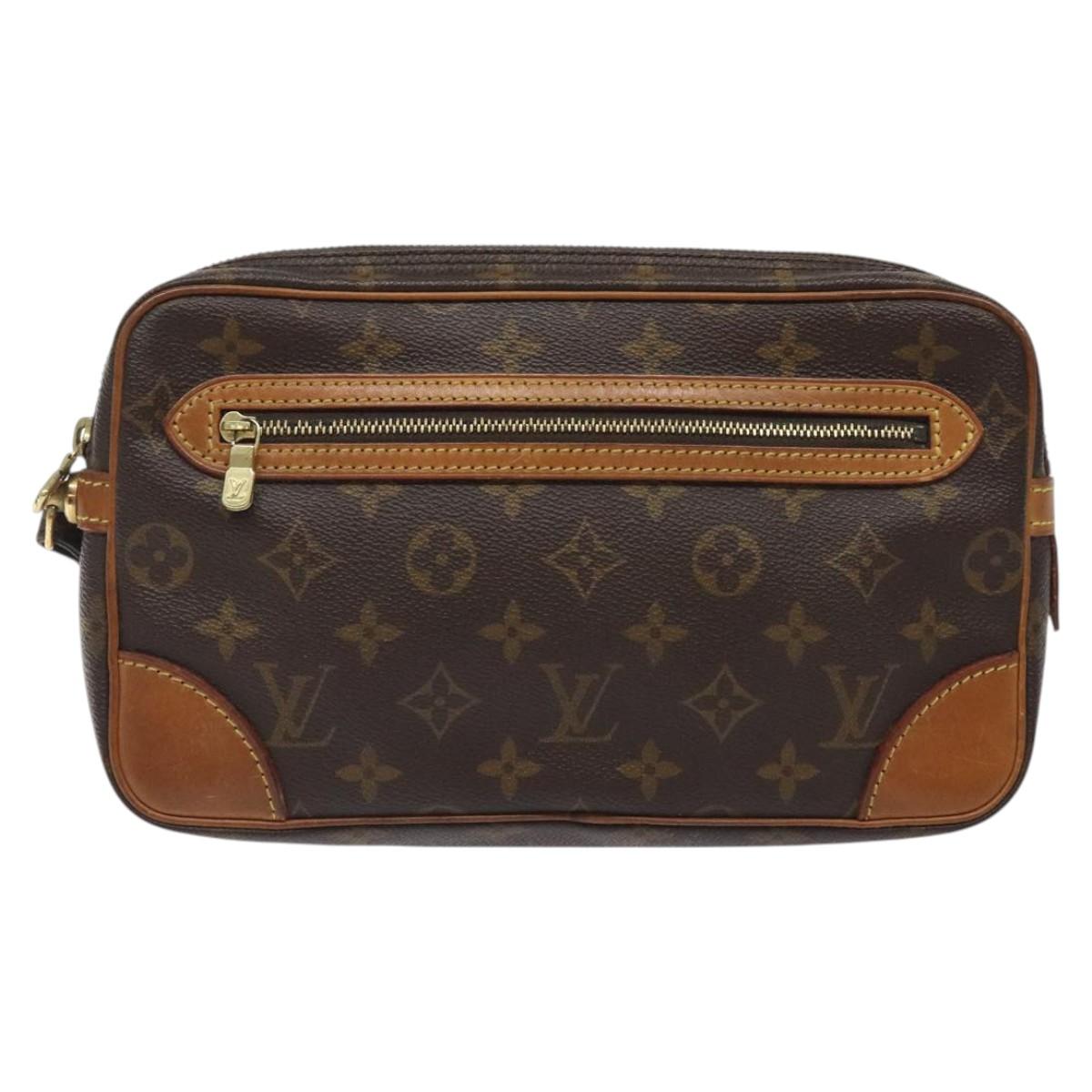 LOUIS VUITTON Monogram Marly Dragonne GM Clutch Bag M51825 LV Auth BA1631
