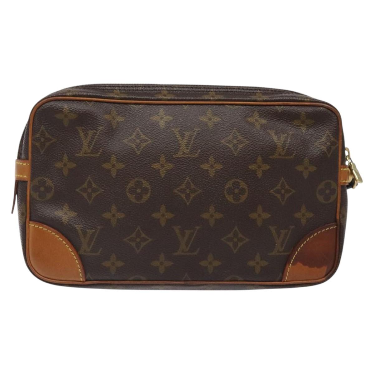 LOUIS VUITTON Monogram Marly Dragonne GM Clutch Bag M51825 LV Auth BA1631