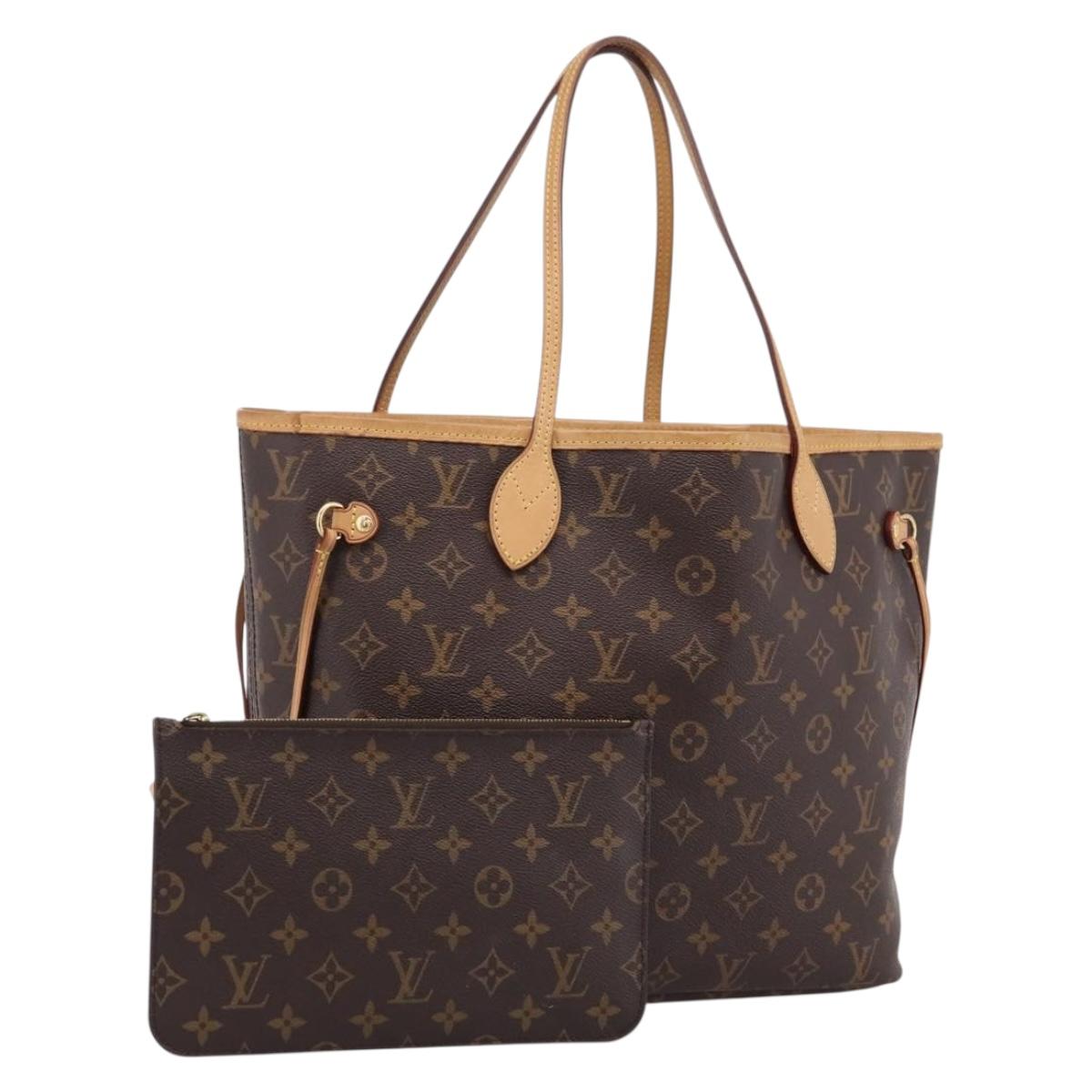 LOUIS VUITTON Monogram Neverfull MM Tote Bag M40156 LV Auth BA16317V