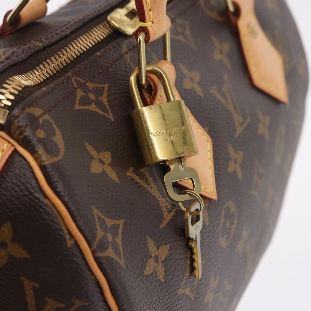 LOUIS VUITTON Monogram Speedy Bandouliere 25 Hand Bag M45948 LV Auth BA16320SAV