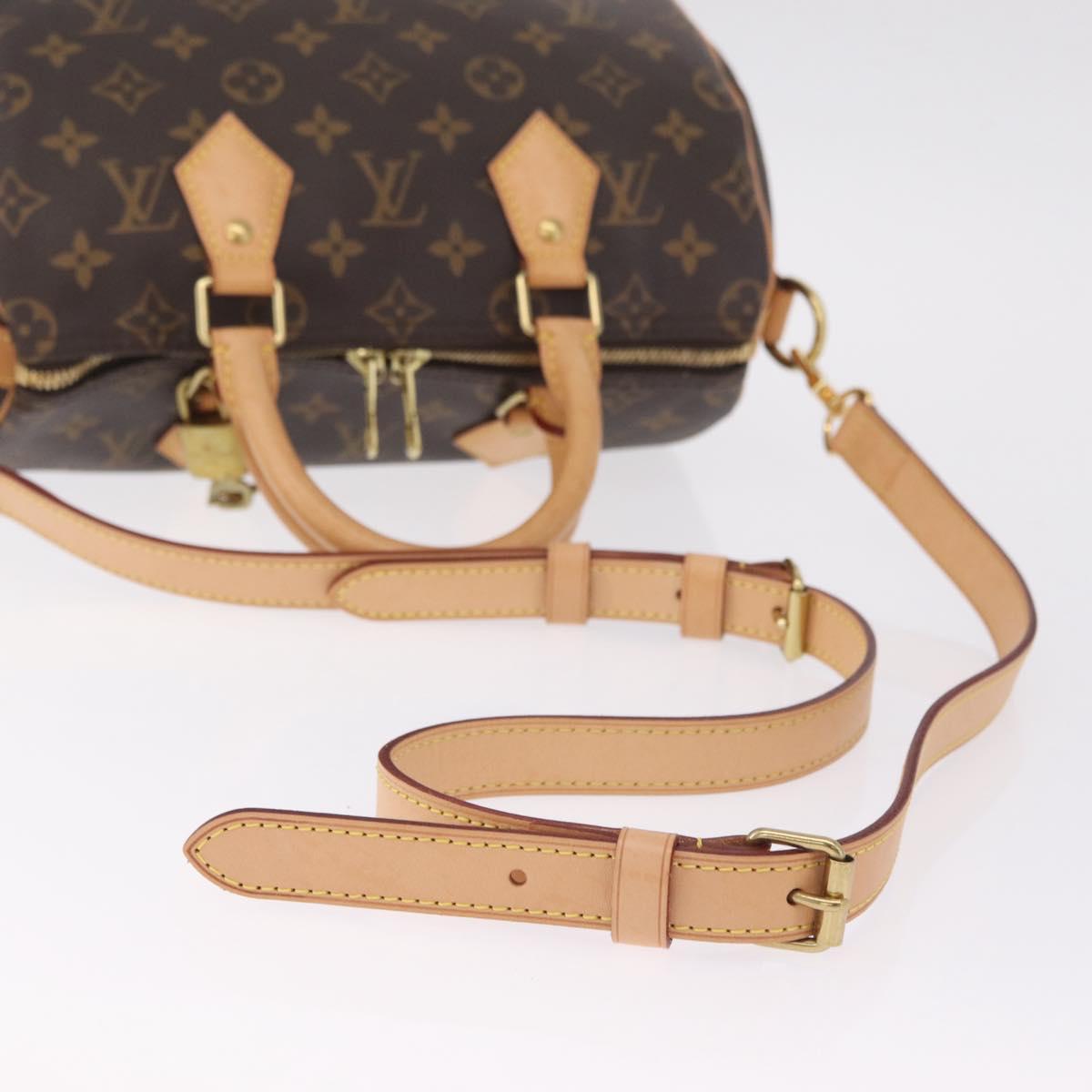 LOUIS VUITTON Monogram Speedy Bandouliere 25 Hand Bag M45948 LV Auth BA16320SAV