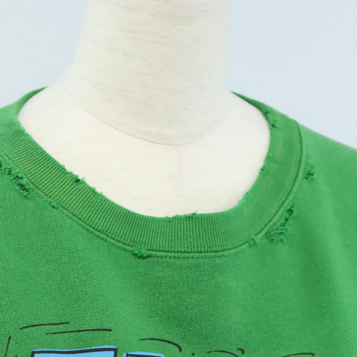 GUCCI x Disney Donald Duck Trainer Cotton Green Disney Auth BA16350M