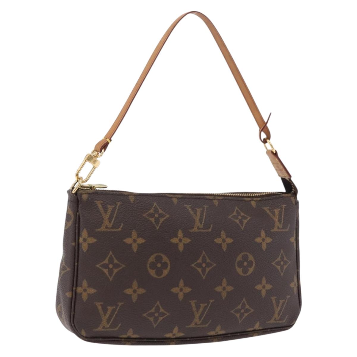 LOUIS VUITTON Monogram Pochette Accessoires Pouch M51980 LV Auth BA16351V