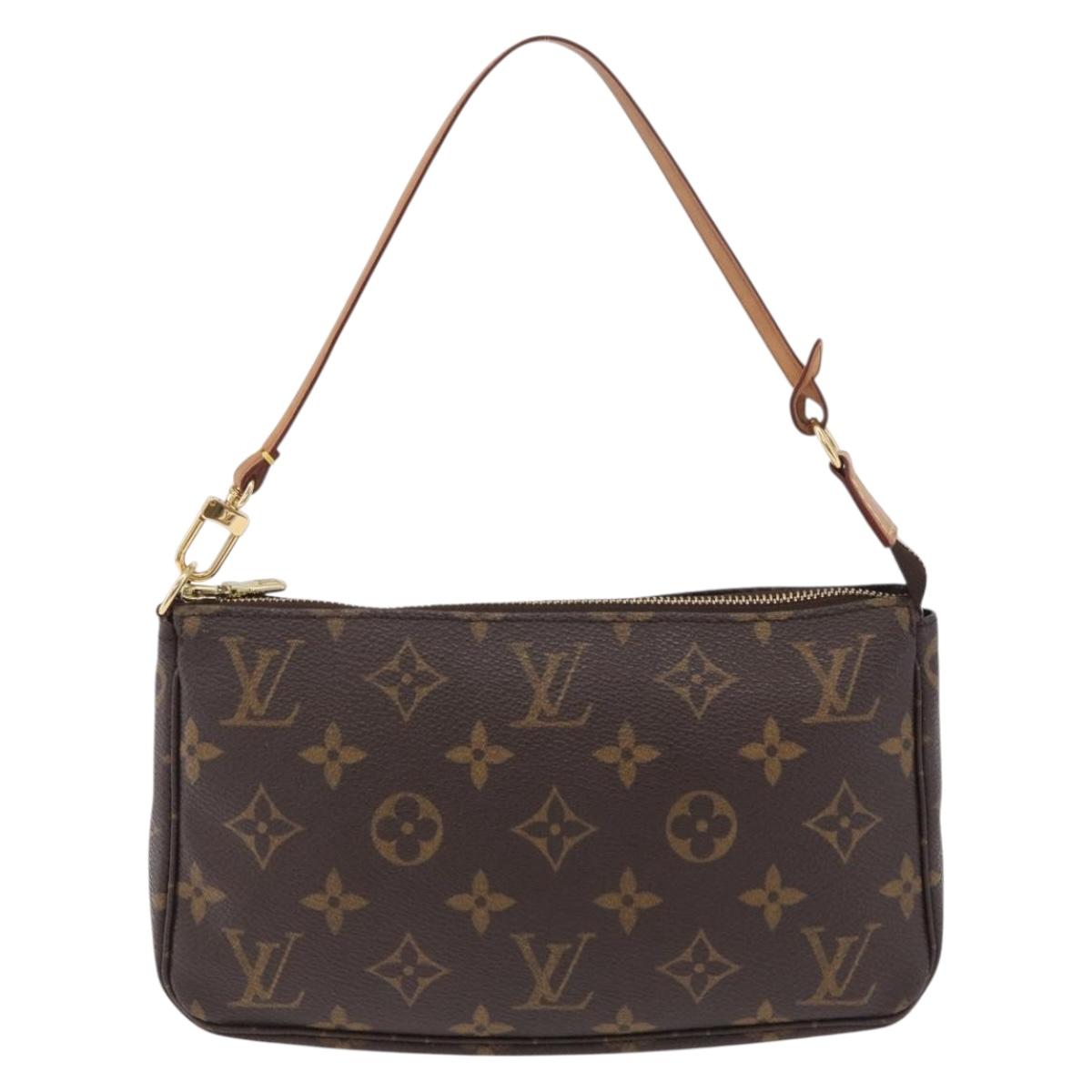LOUIS VUITTON Monogram Pochette Accessoires Pouch M51980 LV Auth BA16351V