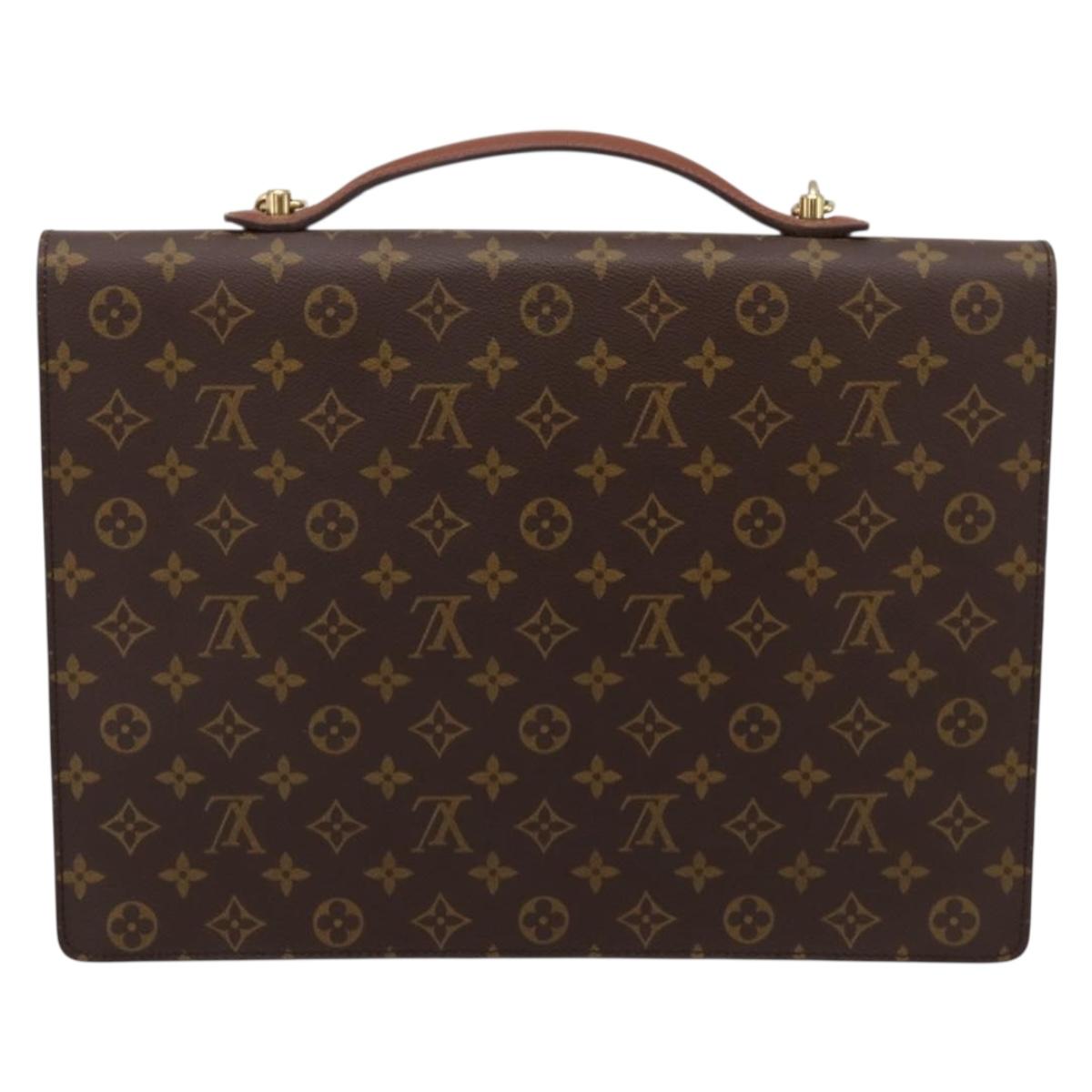 LOUIS VUITTON Monogram Porte Documents Bandouliere Bag M53338 LV Auth BA16352