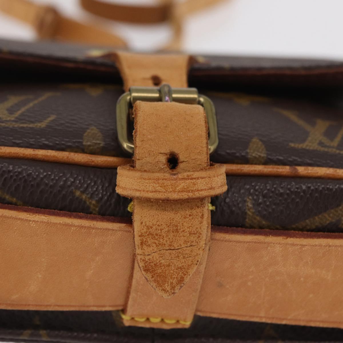 LOUIS VUITTON Monogram Cartouchiere PM Shoulder Bag M51254 LV Auth BA16358