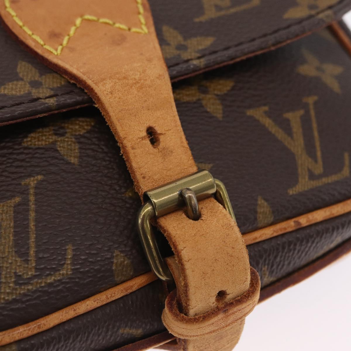 LOUIS VUITTON Monogram Cartouchiere PM Shoulder Bag M51254 LV Auth BA16358