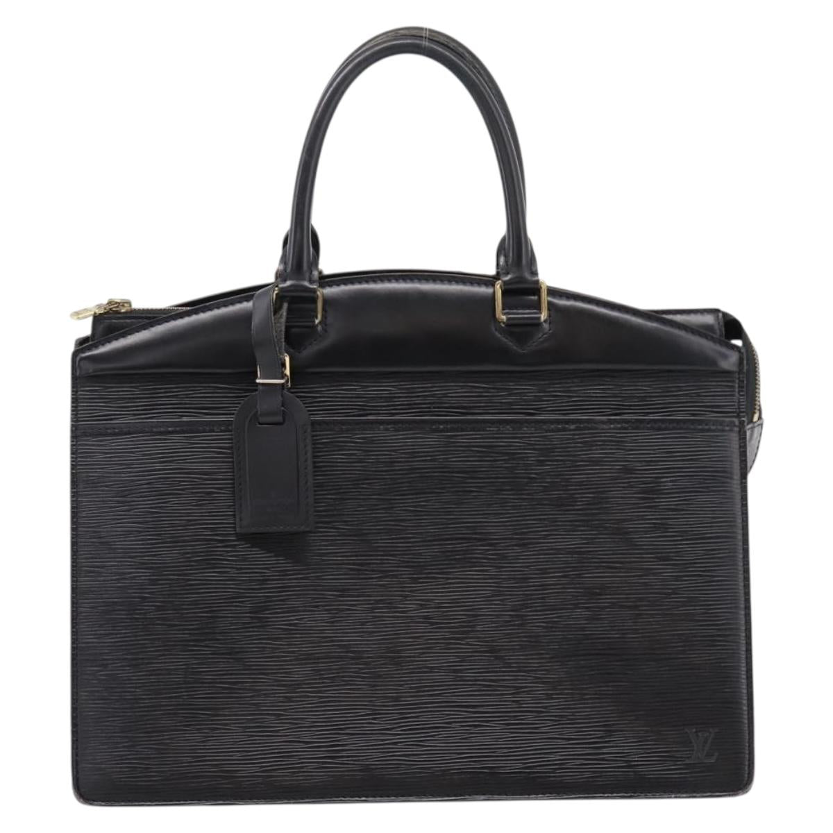 LOUIS VUITTON Epi Riviera Hand Bag Black M48182 LV Auth BA16362