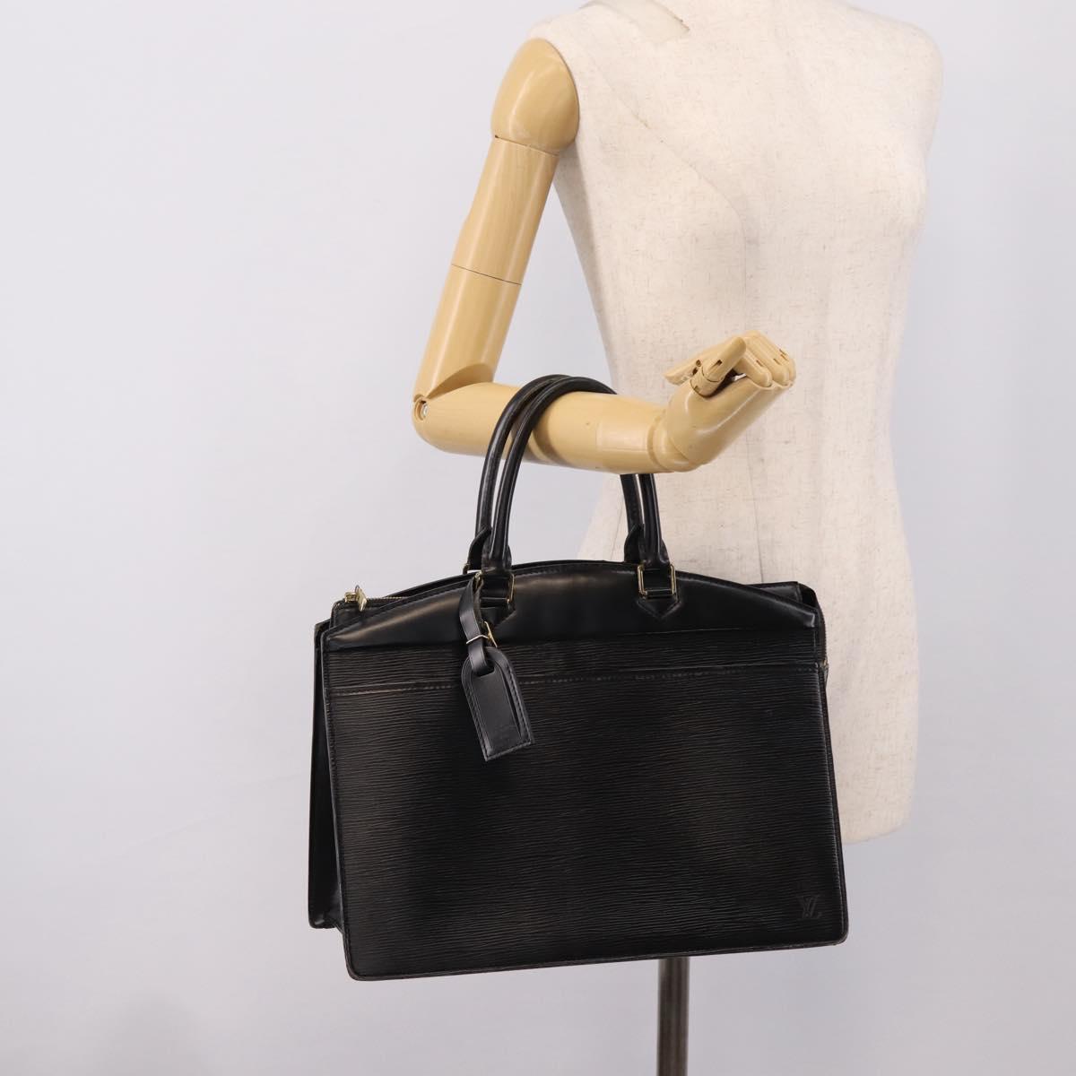 LOUIS VUITTON Epi Riviera Hand Bag Black M48182 LV Auth BA16362