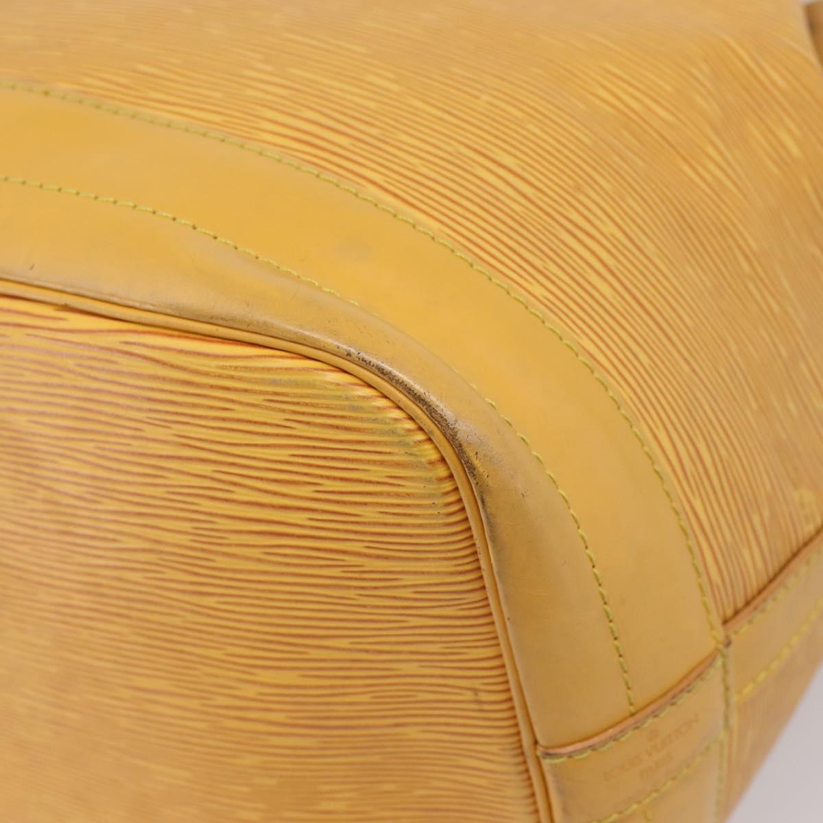LOUIS VUITTON Epi Petit Noe Shoulder Bag Yellow M44109 LV Auth BA16369