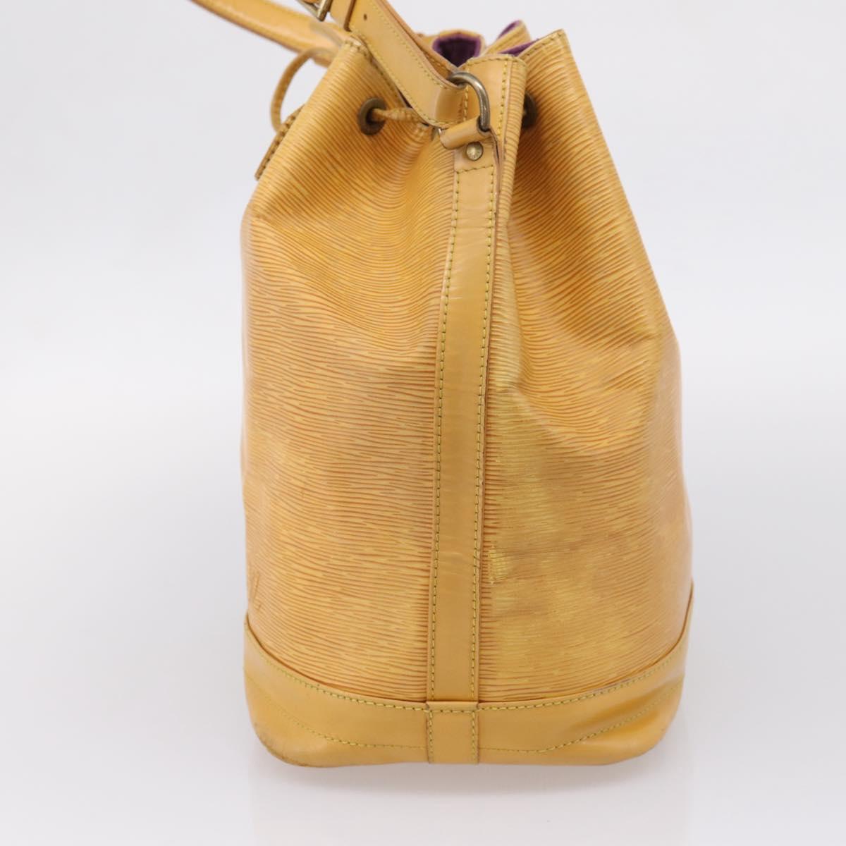 LOUIS VUITTON Epi Petit Noe Shoulder Bag Yellow M44109 LV Auth BA16369