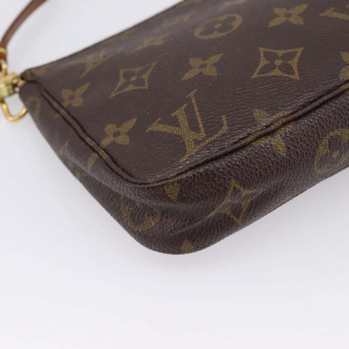LOUIS VUITTON Monogram Pochette Accessoires Pouch M51980 LV Auth BA16373